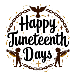 juneteenth shirt SVG PNG design with bold lettering, an uplifting message