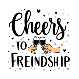 friendship celebration shirt SVG PNG design with bold lettering