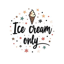 artistic flavors SVG PNG design with bold lettering, black and red floral elements