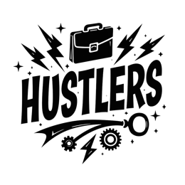 hustlers graphics shirt SVG PNG design with bold lettering