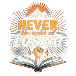 motivation book mountains SVG PNG design with bold lettering