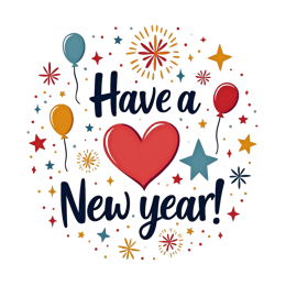 celebration balloon stars SVG PNG design with bold lettering