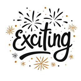 exciting fireworks SVG PNG design with hand-drawn style, bold lettering
