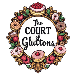 desserts floral SVG PNG design with bold lettering, floral elements