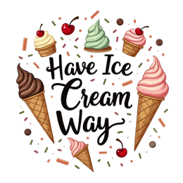 icecream sweet treats SVG PNG design with bold lettering