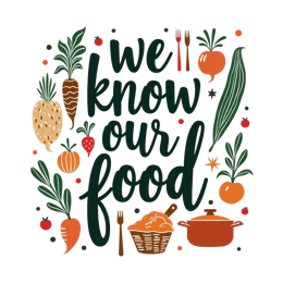 illustration vegetables SVG PNG design with bold lettering