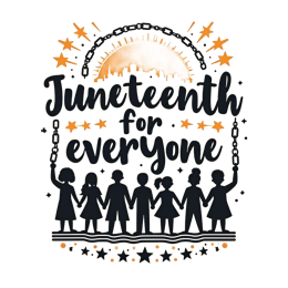 juneteenth diversity SVG PNG design with bold lettering