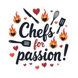 chef passion SVG PNG design with bold lettering