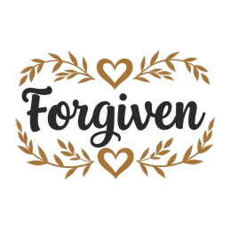 forgiven quote SVG PNG design with an uplifting message