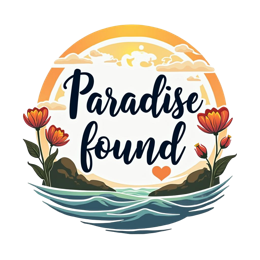 nature paradise SVG PNG design with orange and red floral elements