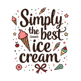 quotes desserts SVG PNG design with bold lettering