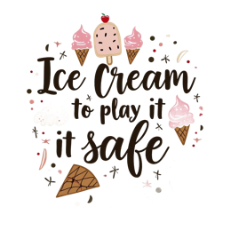 quotes icecream SVG PNG design with bold lettering