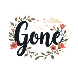flora handlettering SVG PNG design with hand-drawn style, bold lettering, red and green floral elements