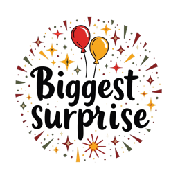 surprise balloons SVG PNG design with bold lettering