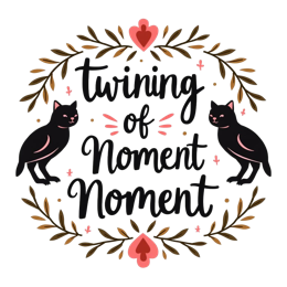black cats floral SVG PNG design with bold lettering, black and white floral elements