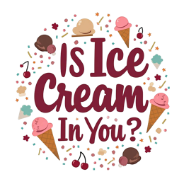 icecream chill SVG PNG design with bold lettering