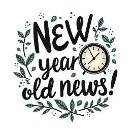 quotes clock leaves SVG PNG design with hand-drawn style, bold lettering, black and white floral elements