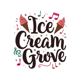 icecream grove SVG PNG design with bold lettering