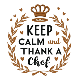 thank you chef wreath SVG PNG design with bold lettering, black and red floral elements, an uplifting message
