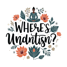 meditation flowerdesign SVG PNG design with bold lettering, orange and pink floral elements