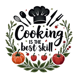 cooking vegetables SVG PNG design with bold lettering, an uplifting message