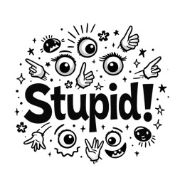 doodle expressions SVG PNG design with bold lettering