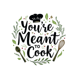 quotes cooking SVG PNG design with bold lettering, black and white floral elements