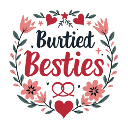 flower friends SVG PNG design with bold lettering, pink and red floral elements