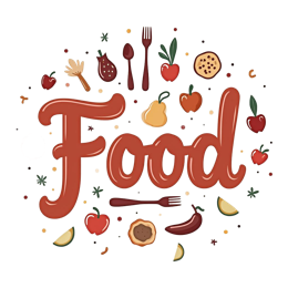 illustration delicious SVG PNG design with bold lettering