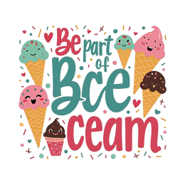 icecream fun shirt SVG PNG design with bold lettering