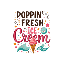 poppin fresh treats SVG PNG design with bold lettering