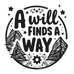 mountains quote motivation SVG PNG design with hand-drawn style, bold lettering