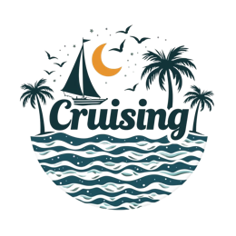 cruising nature SVG PNG design with bold lettering