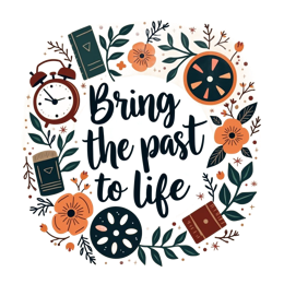 floral vintage quotes SVG PNG design with bold lettering, orange and red floral elements