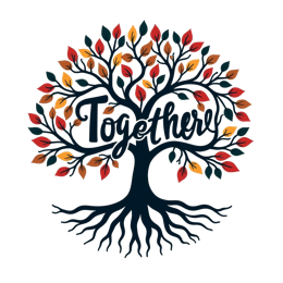 autumn tree leaves SVG PNG design with orange and red floral elements