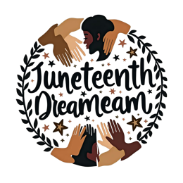 juneteenth dreams hands SVG PNG design with bold lettering, an uplifting message