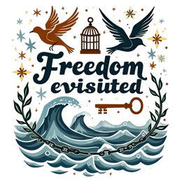freedom birds waves shirt SVG PNG design with clean design elements