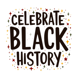 black history celebration SVG PNG design with bold lettering
