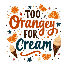 icecream oranges SVG PNG design