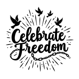freedom blackbirds SVG PNG design with bold lettering, an uplifting message