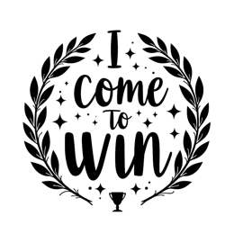 quote handlettering wreath SVG PNG design with bold lettering, black and white floral elements