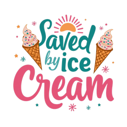 icecream sunshine SVG PNG design with bold lettering