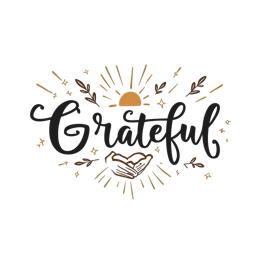 grateful hand sun SVG PNG design with hand-drawn style, an uplifting message