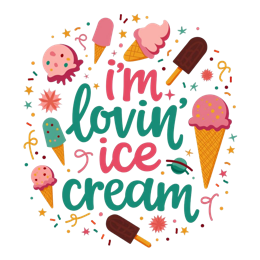 lovin sweets SVG PNG design with bold lettering