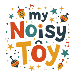 illustration noisy toy SVG PNG design with bold lettering