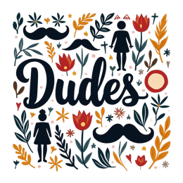 flower patterns typography SVG PNG design with bold lettering, orange and red floral elements