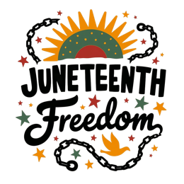 juneteenth freedom shirt SVG PNG design with bold lettering