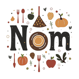 artistic food SVG PNG design with bold lettering