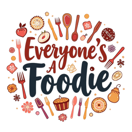 artistic foodie SVG PNG design with pink and red floral elements