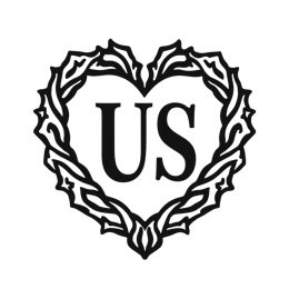us heart SVG PNG design with bold lettering